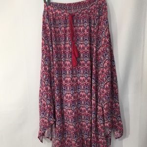 Hollister S boho Skirt, asymmetrical, soft fabric.